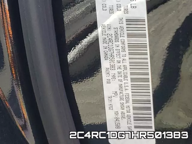 2C4RC1DG7HR501383 фото 2