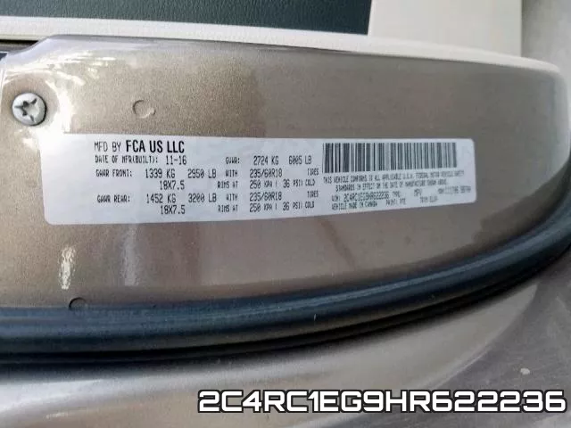 2C4RC1EG9HR622236 фото 2