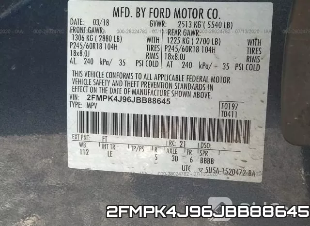 2FMPK4J96JBB88645 фото 10