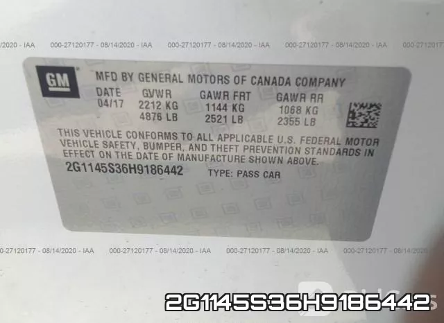 2G1145S36H9186442 фото 10