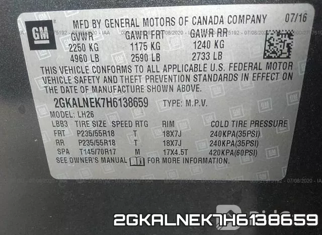 2GKALNEK7H6138659 фото 10