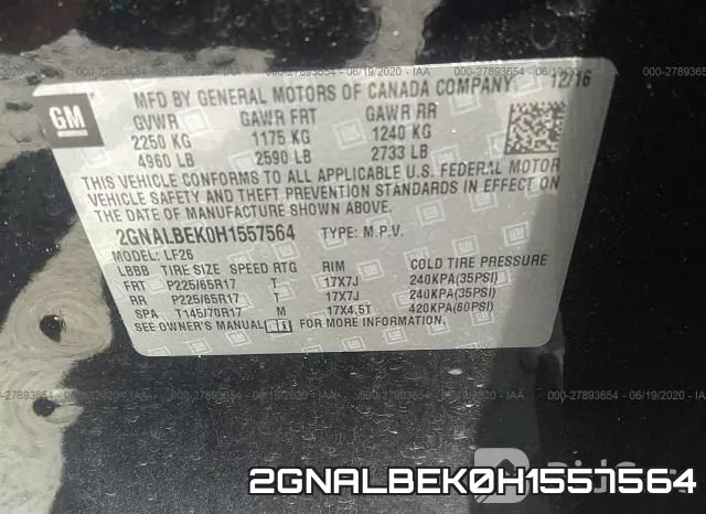 2GNALBEK0H1557564 фото 10