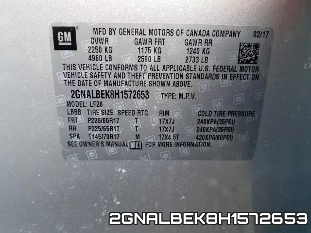 2GNALBEK8H1572653 фото 2