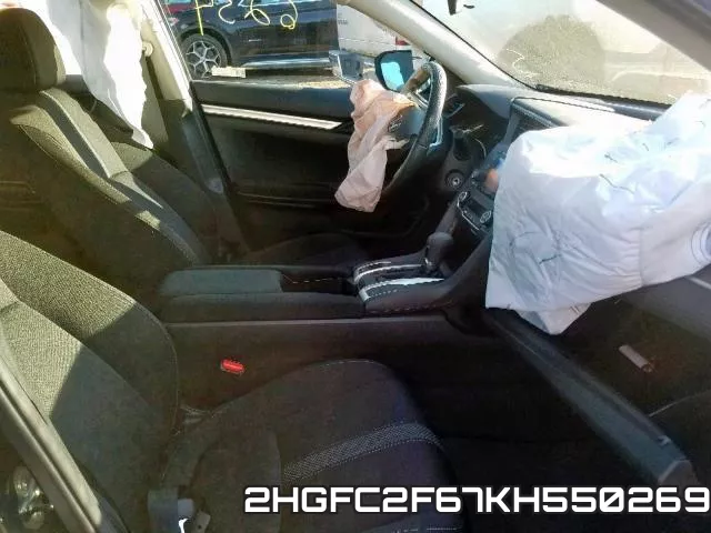 2HGFC2F67KH550269 фото 6