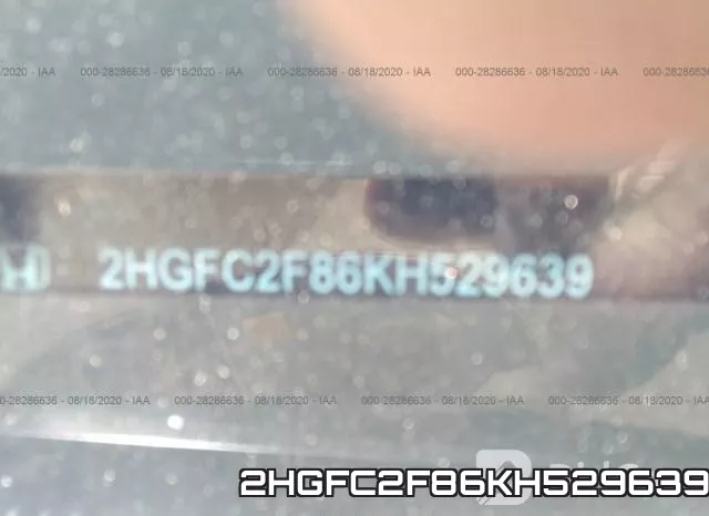 2HGFC2F86KH529639 фото 10