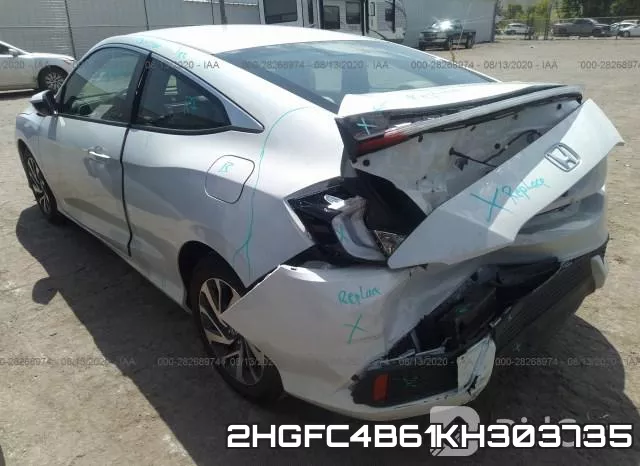 2HGFC4B61KH303735 фото 4