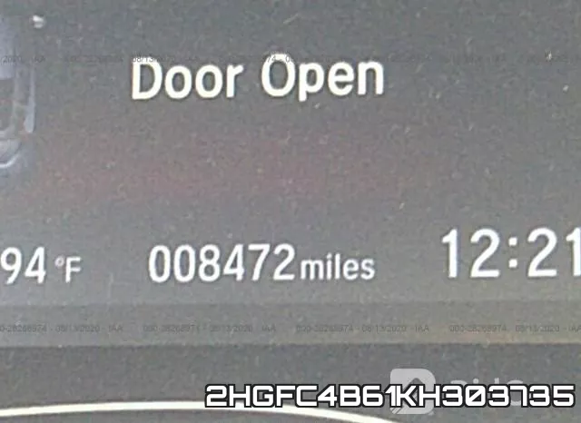 2HGFC4B61KH303735 фото 8