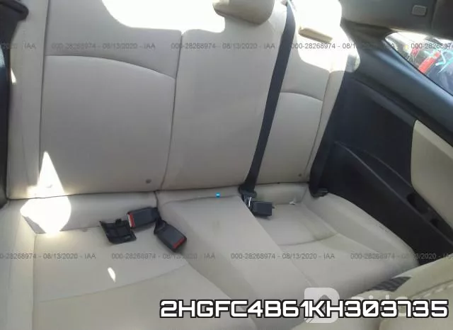 2HGFC4B61KH303735 фото 9