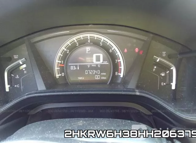 2HKRW6H38HH206379 фото 8