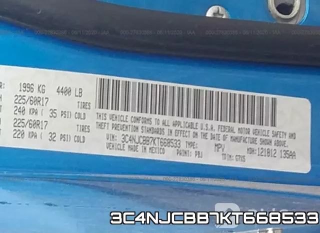 3C4NJCBB7KT668533 фото 10