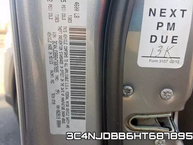 3C4NJDBB6HT687895 фото 2
