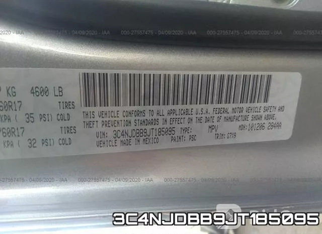 3C4NJDBB9JT185095 фото 10