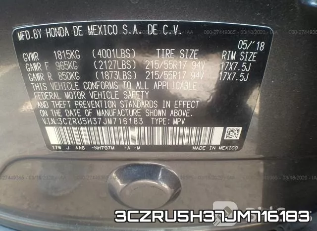 3CZRU5H37JM716183 фото 10