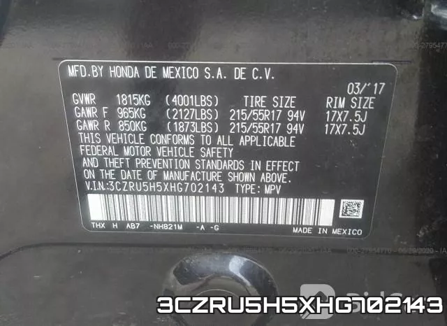 3CZRU5H5XHG702143 фото 10