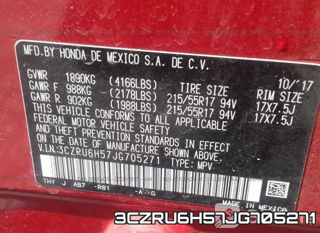 3CZRU6H57JG705271 фото 10