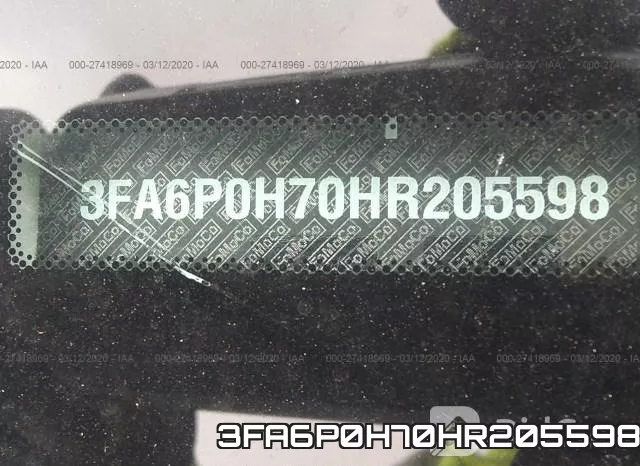 3FA6P0H70HR205598 фото 10
