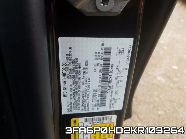 3FA6P0HD2KR103264 фото 2
