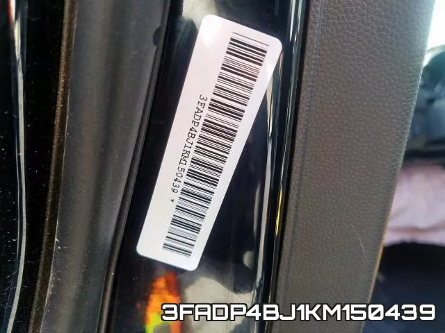 3FADP4BJ1KM150439 фото 2