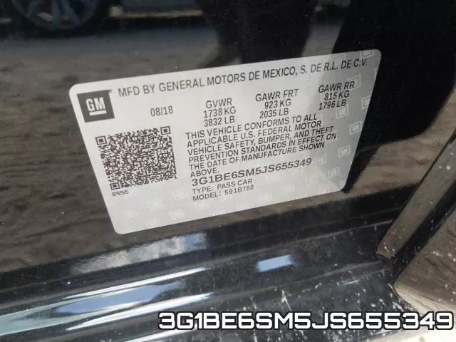 3G1BE6SM5JS655349 фото 2