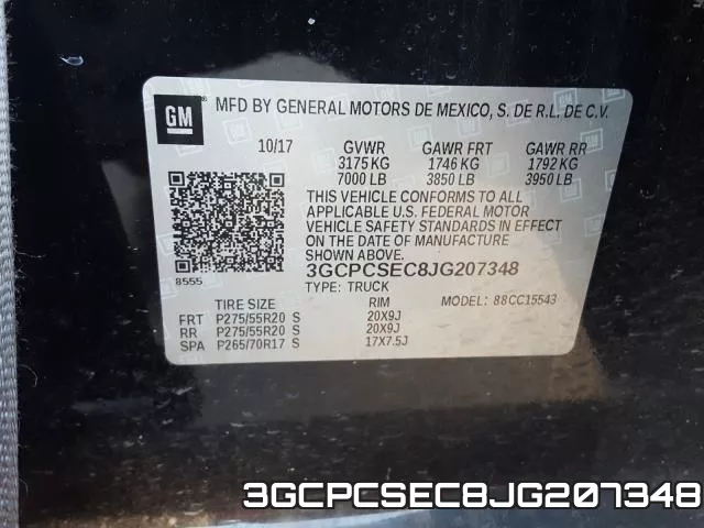 3GCPCSEC8JG207348 фото 2