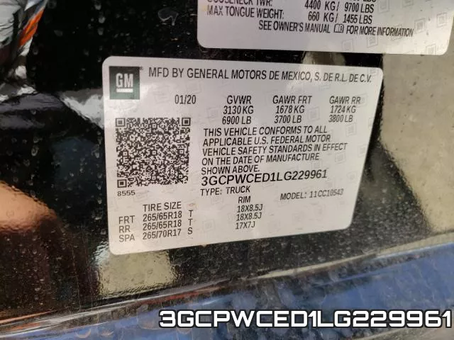 3GCPWCED1LG229961 фото 2