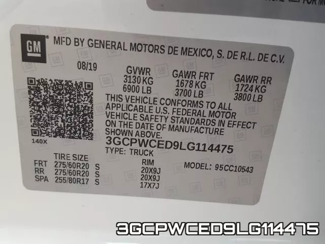 3GCPWCED9LG114475 фото 2