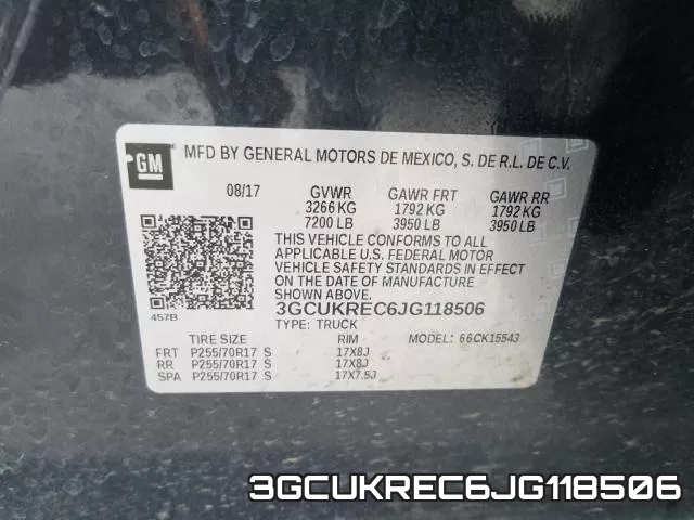 3GCUKREC6JG118506 фото 2