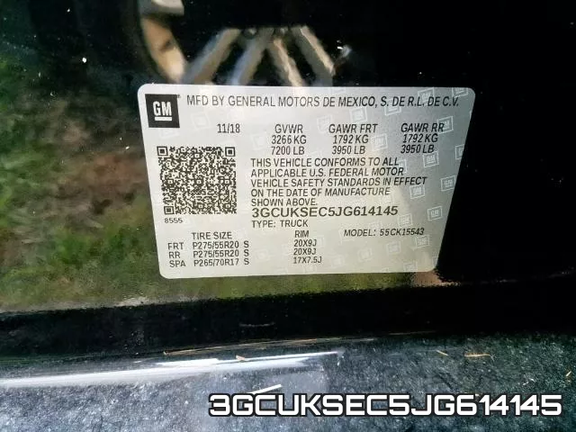 3GCUKSEC5JG614145 фото 2