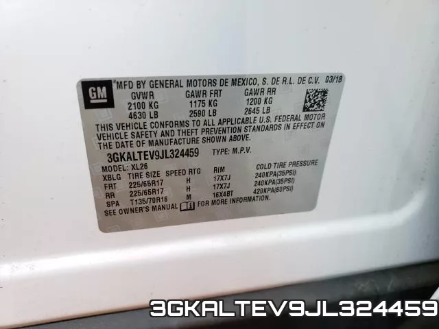3GKALTEV9JL324459 фото 2