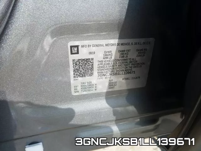 3GNCJKSB1LL139671 фото 2
