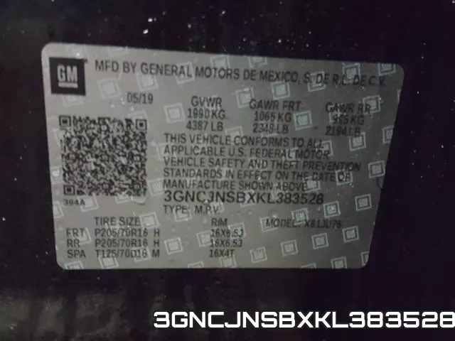 3GNCJNSBXKL383528 фото 2