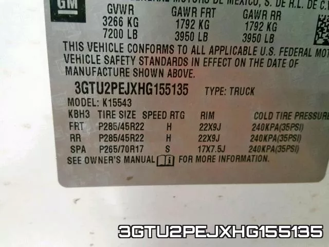 3GTU2PEJXHG155135 фото 2