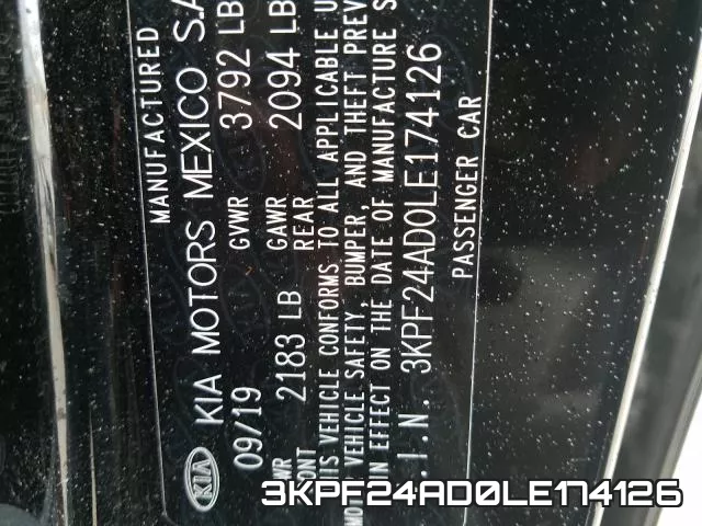 3KPF24AD0LE174126 фото 2