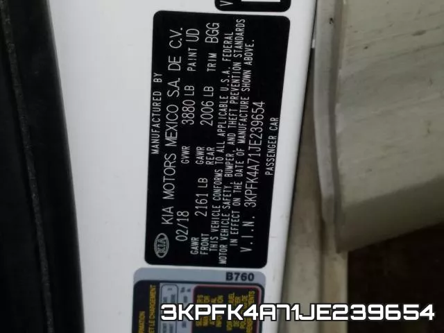 3KPFK4A71JE239654 фото 2