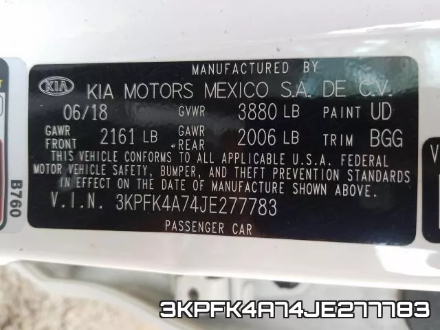 3KPFK4A74JE277783 фото 2