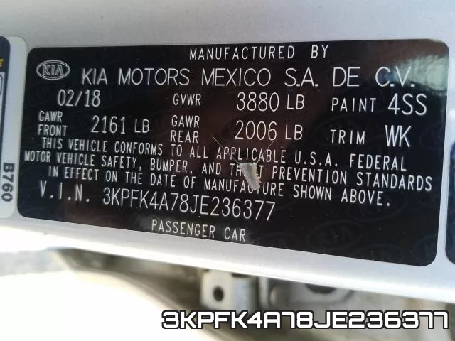 3KPFK4A78JE236377 фото 2
