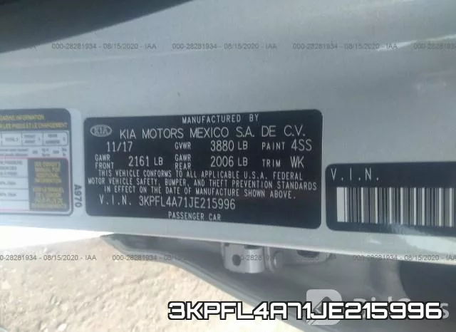 3KPFL4A71JE215996 фото 10