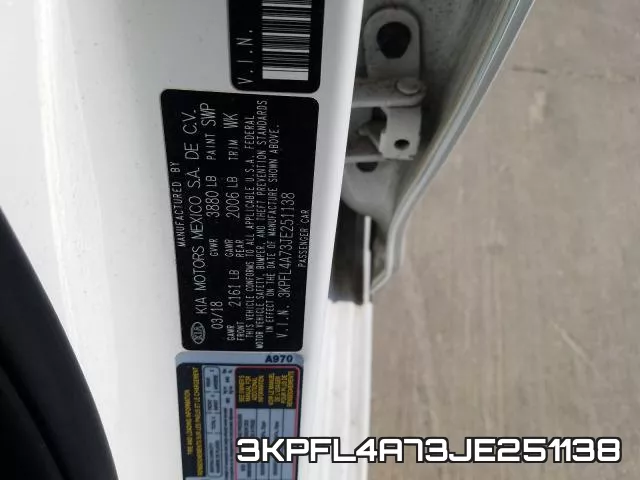3KPFL4A73JE251138 фото 2