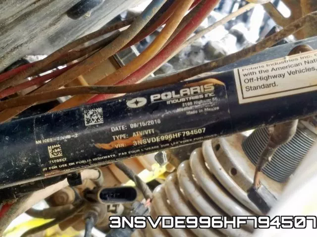 3NSVDE996HF794507 фото 2