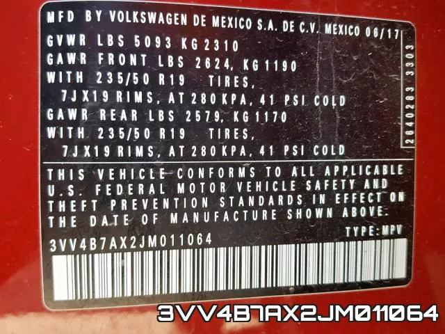 3VV4B7AX2JM011064 фото 2