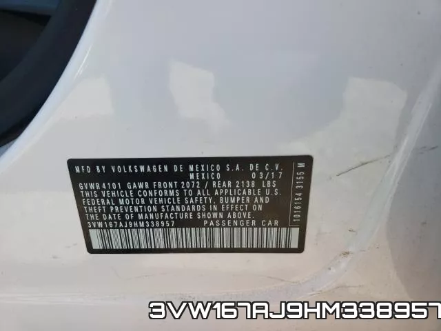 3VW167AJ9HM338957 фото 2