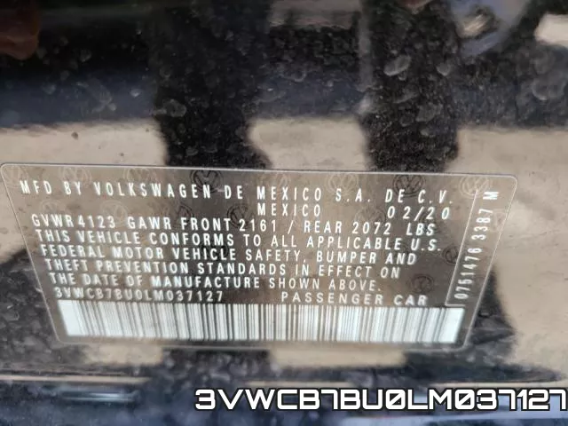 3VWCB7BU0LM037127 фото 2