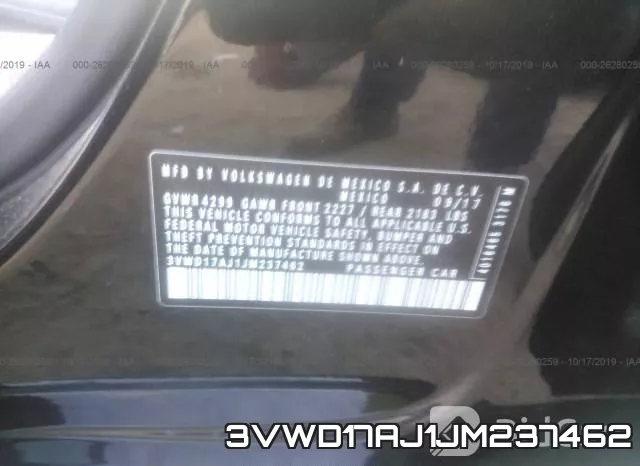 3VWD17AJ1JM237462 фото 10
