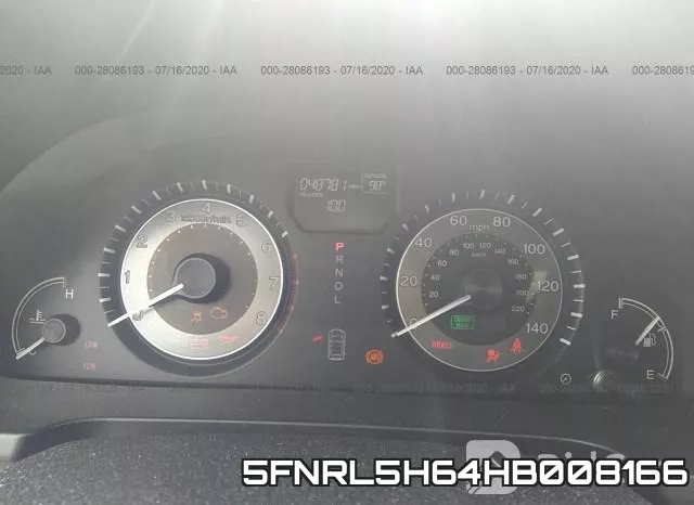 5FNRL5H64HB008166 фото 8