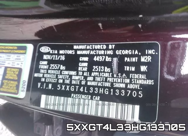5XXGT4L33HG133705 фото 10