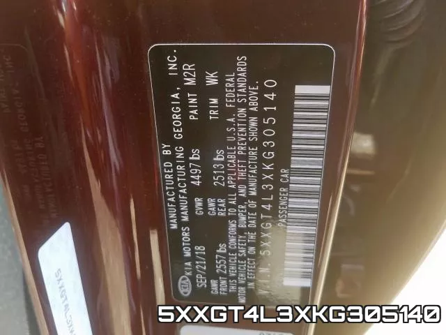 5XXGT4L3XKG305140 фото 2