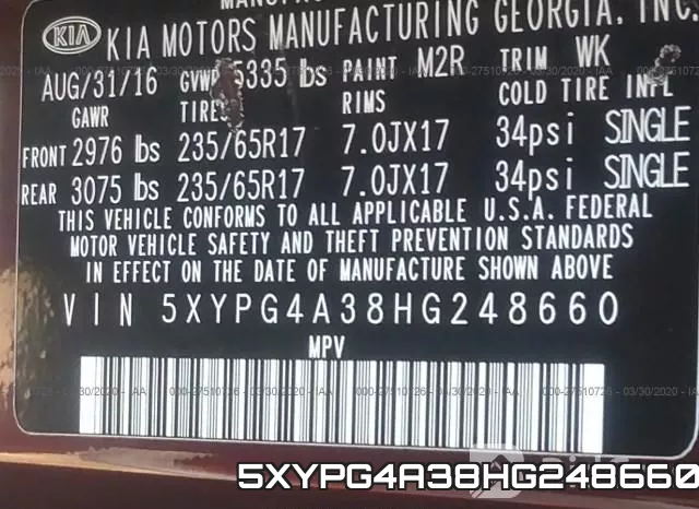 5XYPG4A38HG248660 фото 10