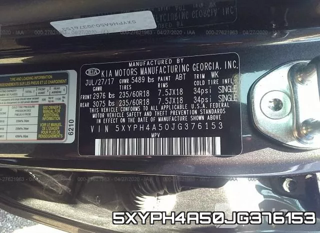 5XYPH4A50JG376153 фото 10