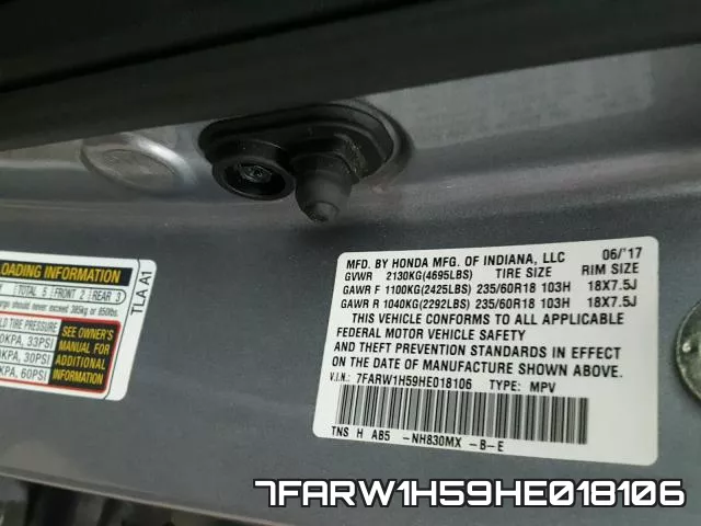 7FARW1H59HE018106 фото 2