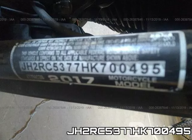 JH2RC5377HK700495 фото 2